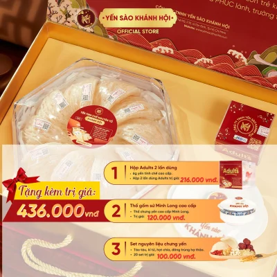 Yến Tinh Chế Nguyên Tổ Khánh Hội - Hộp 20g
