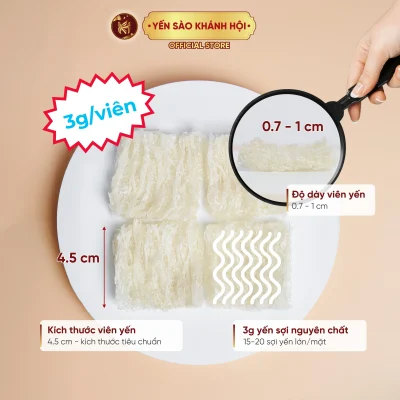 Yến Tinh Chế Khánh Hội Adults - 100 Lần Dùng