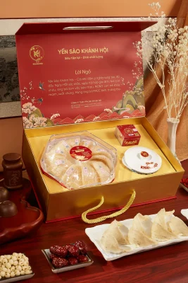 Yến Tinh Chế Nguyên Tổ Khánh Hội - Hộp Quà - Hộp 50g