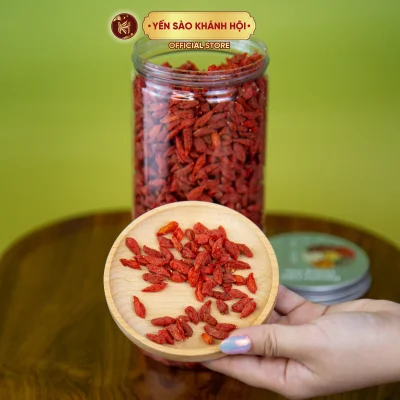 Kỷ Tử Sấy Khô Quả To Đỏ Đều. Chưng Yến, Pha Trà Giúp Đẹp Da, Bổ Máu, Dễ Ngủ, Sáng Mắt.