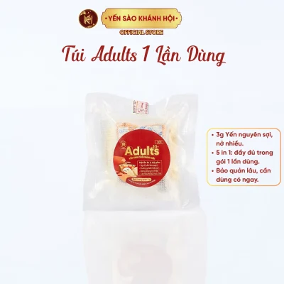 Yến Tinh Chế Khánh Hội Adults - 100 Lần Dùng