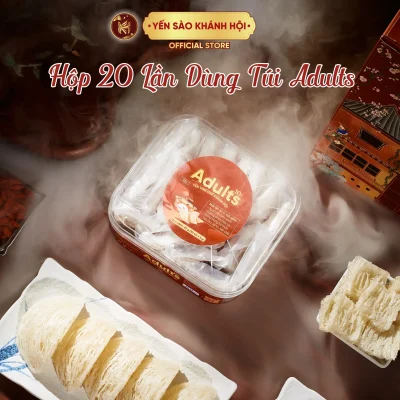 Yến Tinh Chế Khánh Hội Adults - 100 Lần Dùng