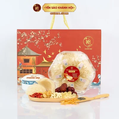 Yến Tinh Chế Nguyên Tổ Khánh Hội - Hộp Quà - Hộp 50g