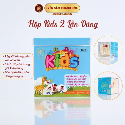Yến Tinh Chế Khánh Hội Kids - 2 Lần Dùng