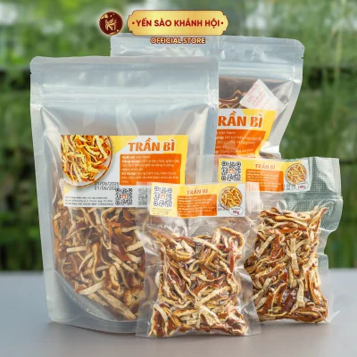 Trần Bì (Vỏ Quýt, Vỏ Cam) Sấy Khô, Thái Sợi. Hàng Loại 1 Thơm, Sạch. Dùng Pha Trà, Nấu Siro Giúp Giảm Ho.