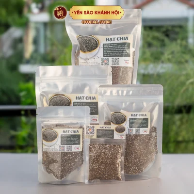 Hạt Chia Hữu Cơ Hạt Sạch Đẹp Thơm. Chưng Yến, Pha Trà Giúp Thanh Nhiệt Đẹp Da.
