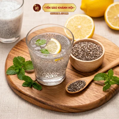 Hạt Chia Hữu Cơ Hạt Sạch Đẹp Thơm. Chưng Yến, Pha Trà Giúp Thanh Nhiệt Đẹp Da.