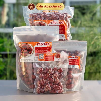 Táo Đỏ Nguyên Trái, Sấy Khô. Chưng Yến, Nấu Chè, Pha Trà Tốt Cho Sức Khỏe.
