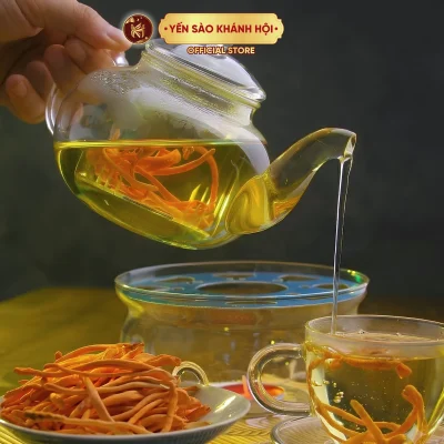 Nấm Đông Trùng Hạ Thảo Nguyên Sợi Sấy Khô. Chưng Yến, Pha Trà Bồi Bổ Sức Khỏe.